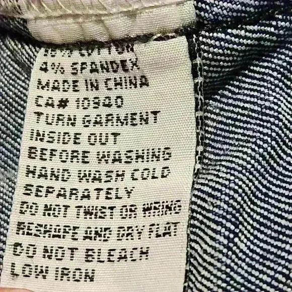 Vintage Y2K faded flared jeans with braid details ✦ mid rise ✦ medium wash - Picture 12 of 16